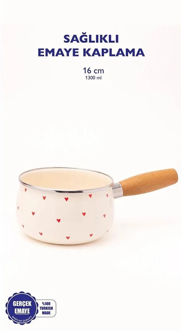 Cupid Emaye Yemek ve Sos Tavası 16cm (1,3 Litre)