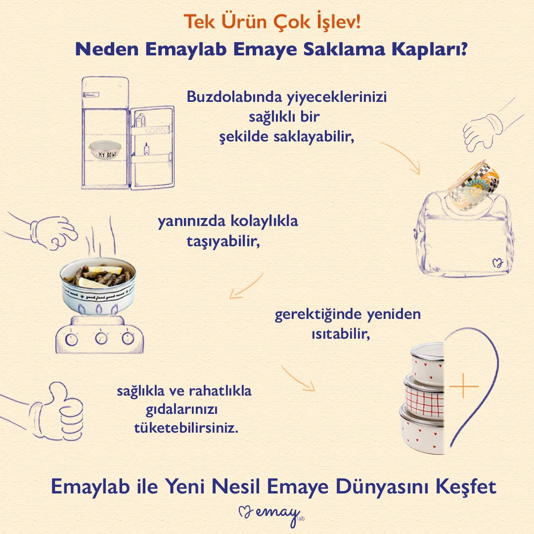 Beige Emaye Bakraç 22cm (5 Litre)