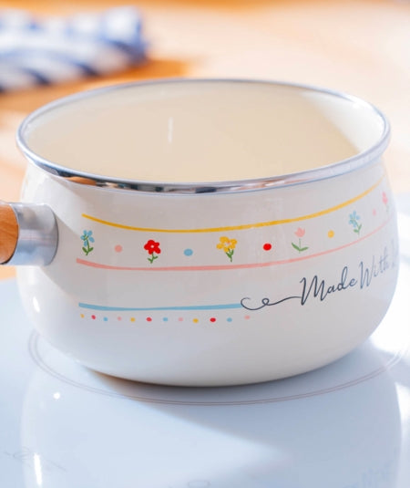 Made With Love Emaille Melkkan / Sauskom