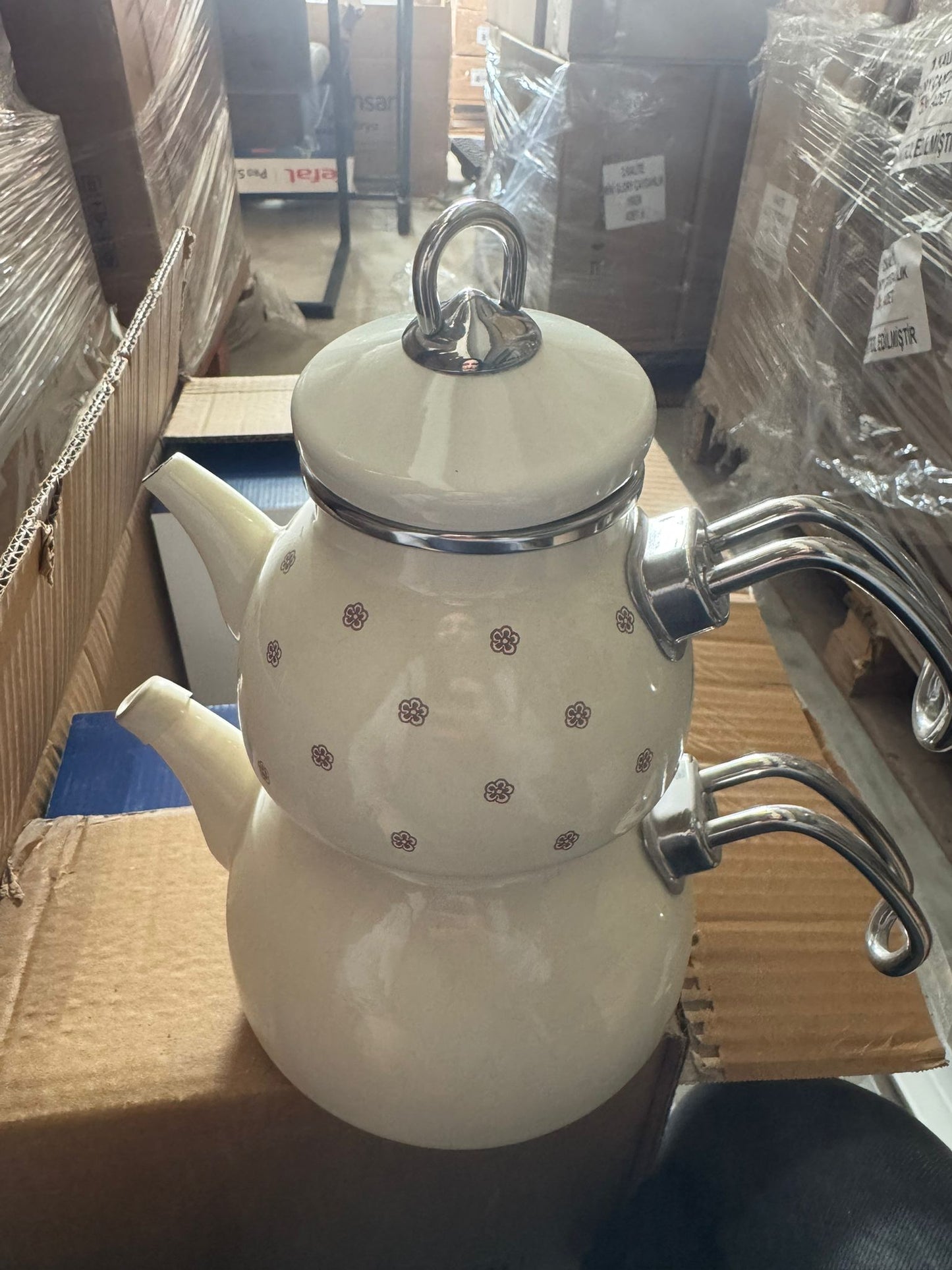 Mini caydanlik ekru - OUTLET