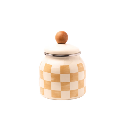 Beige Emaye Baharatlık/Kavanoz