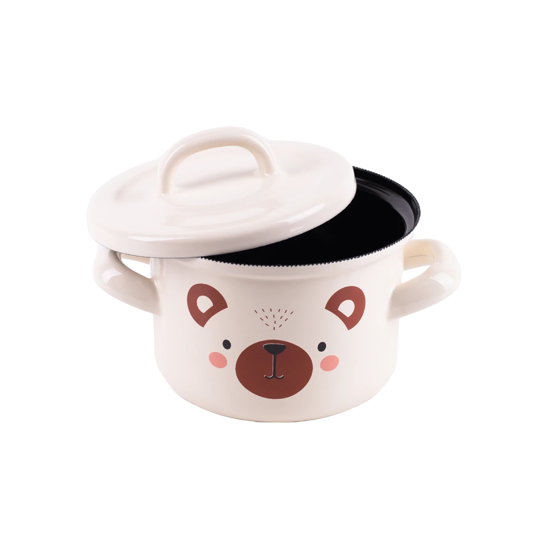 Little Bear Emaye 12cm Bebek Tenceresi (850 ml)