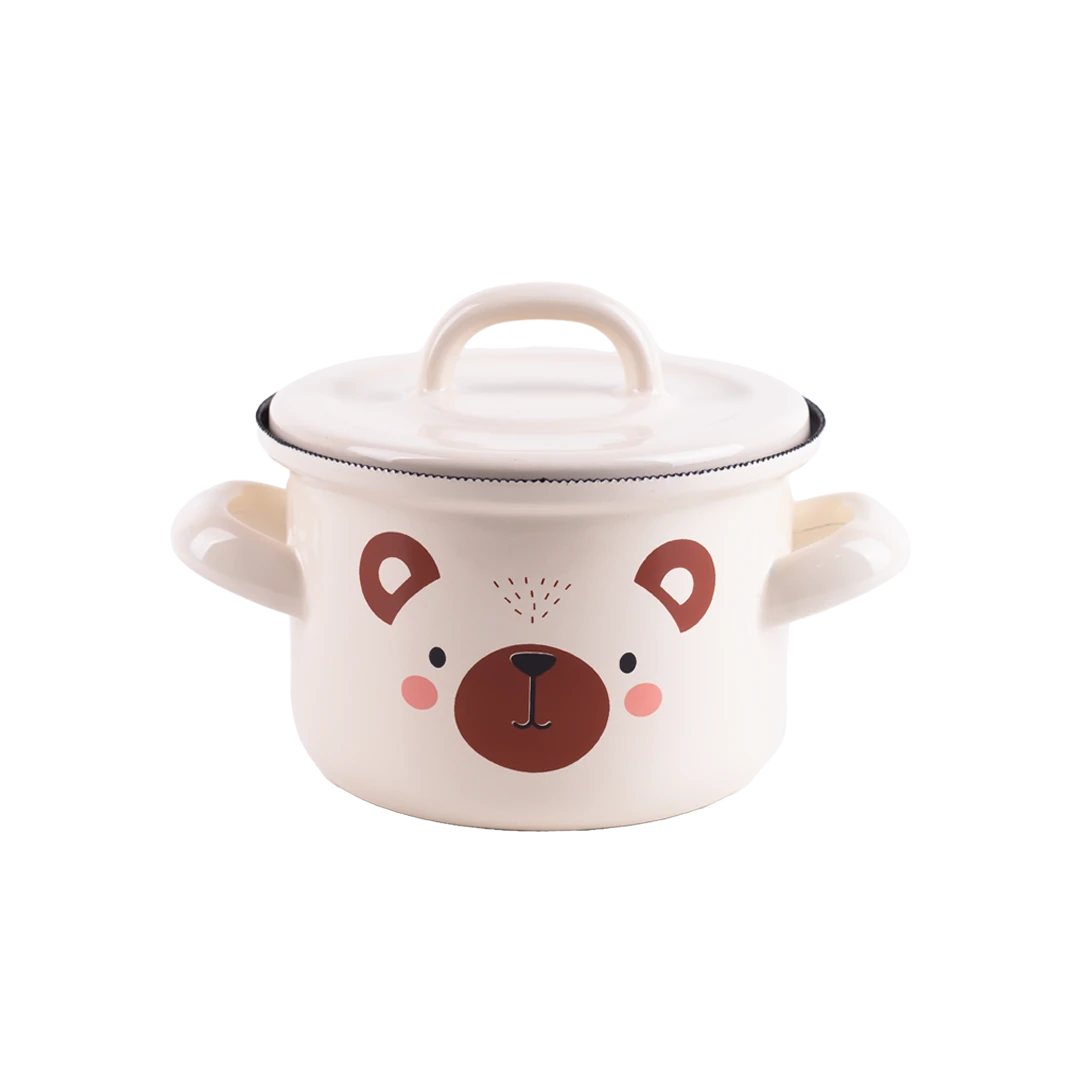 Little Bear Emaye 12cm Bebek Tenceresi (850 ml)