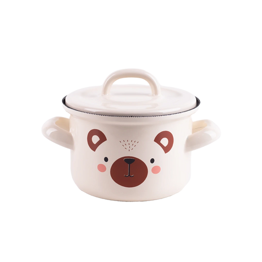 Little Bear Emaye 12cm Bebek Tenceresi (850 ml)