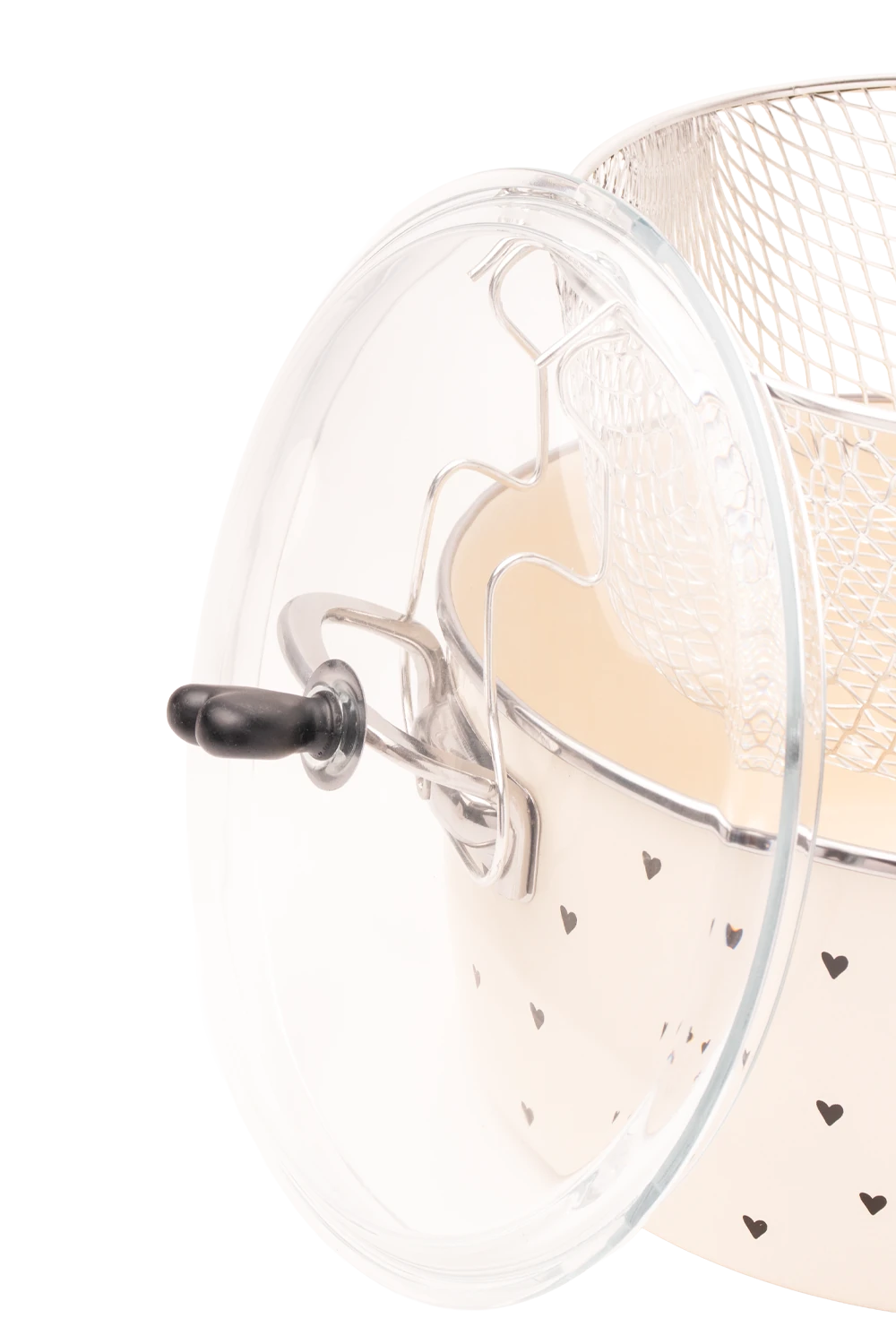 Black Cupid Emaye Fritöz/Kızartma Tenceresi