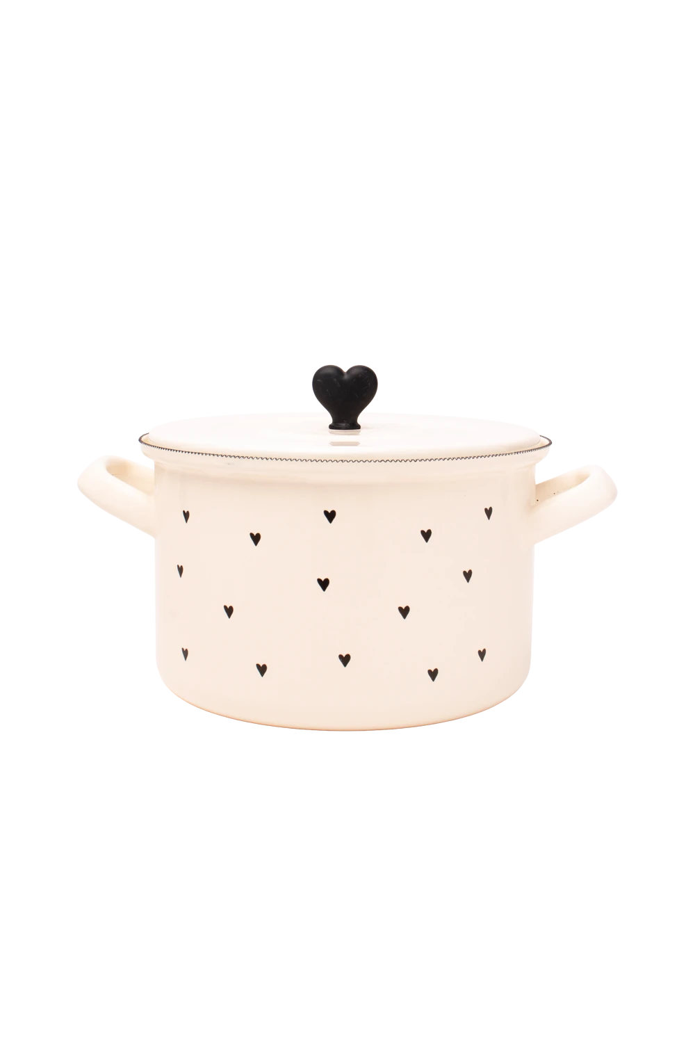 Black Cupid Emaye 20cm Tencere- 3 Litre