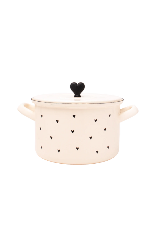 Black Cupid Emaye 20cm Tencere- 3 Litre