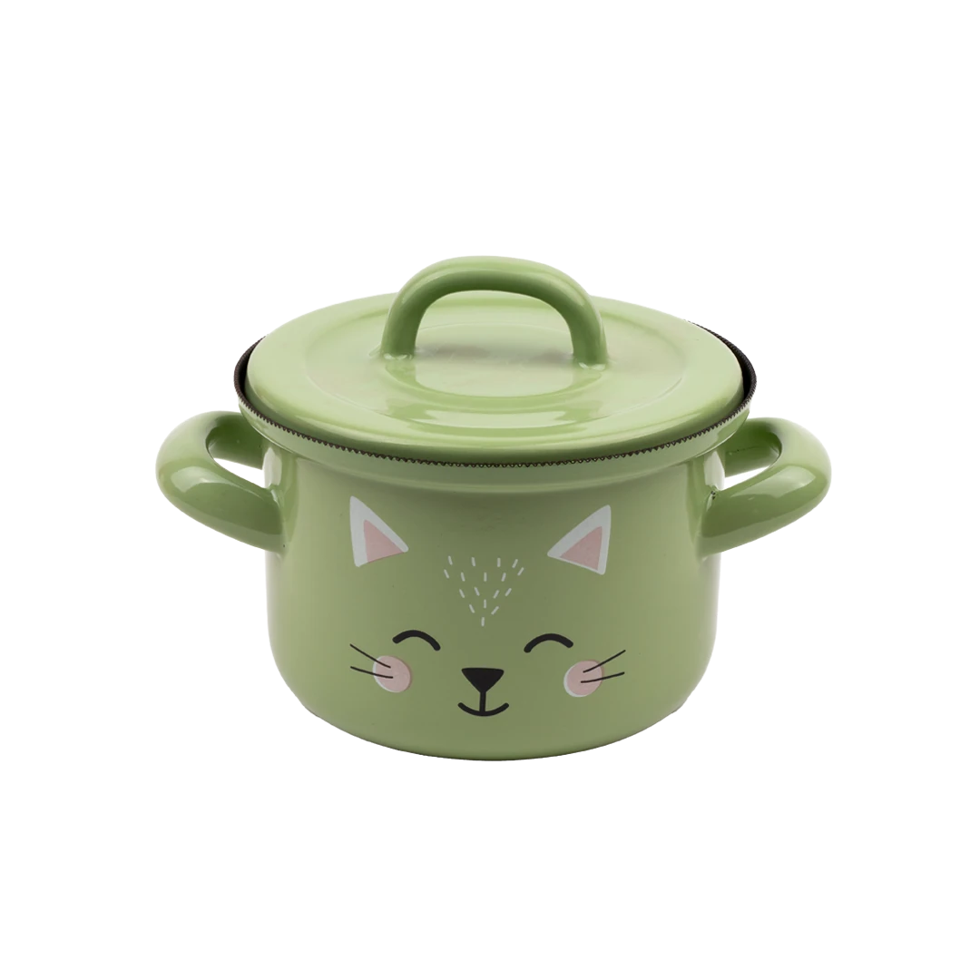 Little Cat Emaye 12cm Bebek Tenceresi (850 ml)