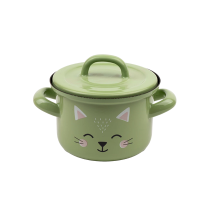 Little Cat Emaye 12cm Bebek Tenceresi (850 ml)