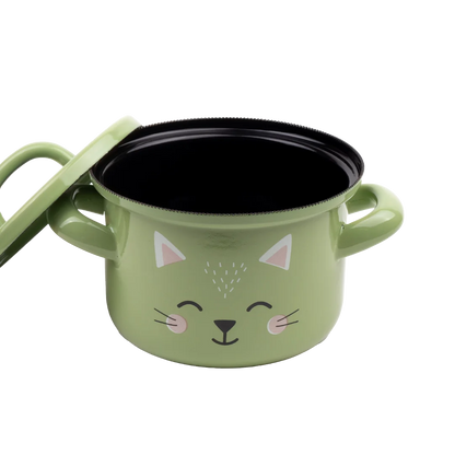 Little Cat Emaye 12cm Bebek Tenceresi (850 ml)