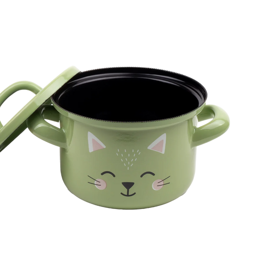 Little Cat Emaye 12cm Bebek Tenceresi (850 ml)