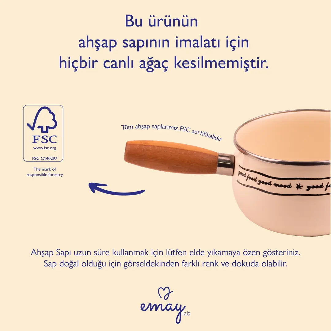 Mood Emaye Yemek ve Sos Tavası 18cm (2,2 Litre)