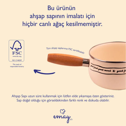 Mood Emaye Yemek ve Sos Tavası 18cm (2,2 Litre)