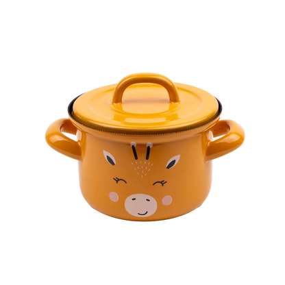 Little Giraffe Emaye 12cm Bebek Tenceresi (850 ml)