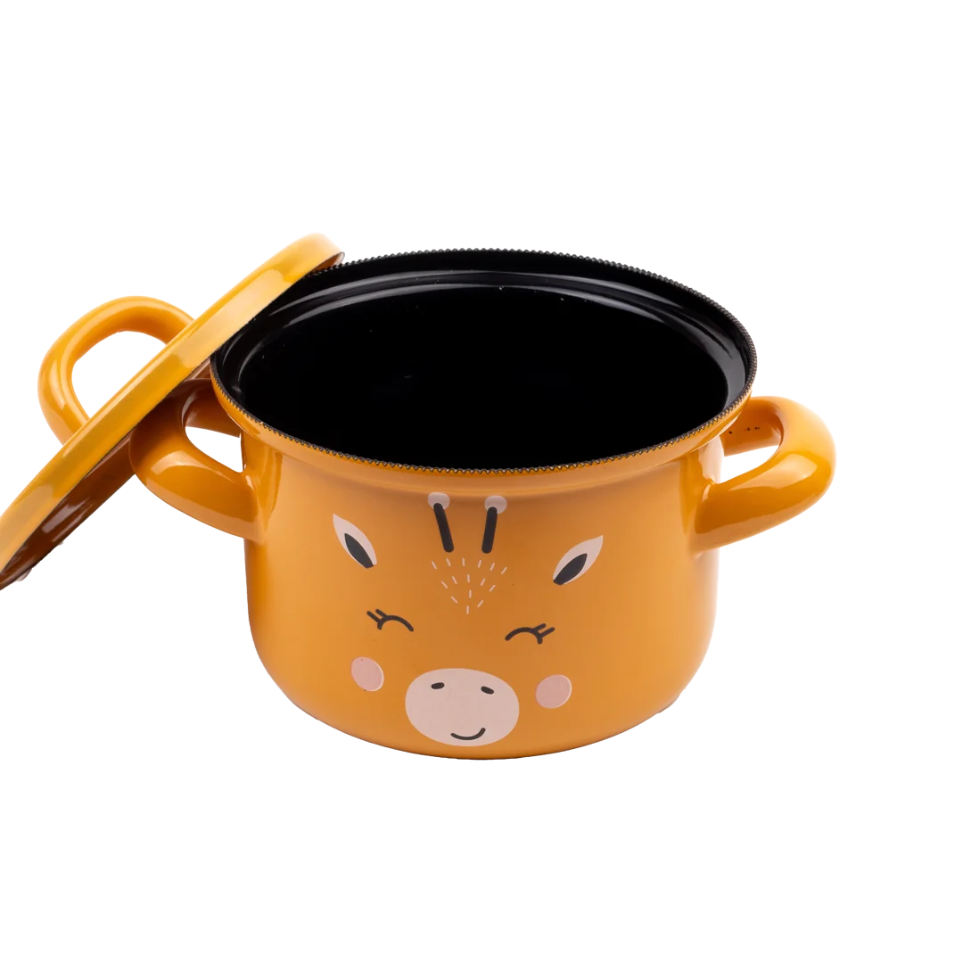 Little Giraffe Emaye 12cm Bebek Tenceresi (850 ml)