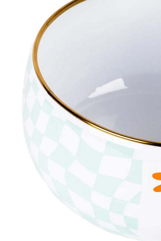 Retro Hippie Emaye Sunum Kasesi