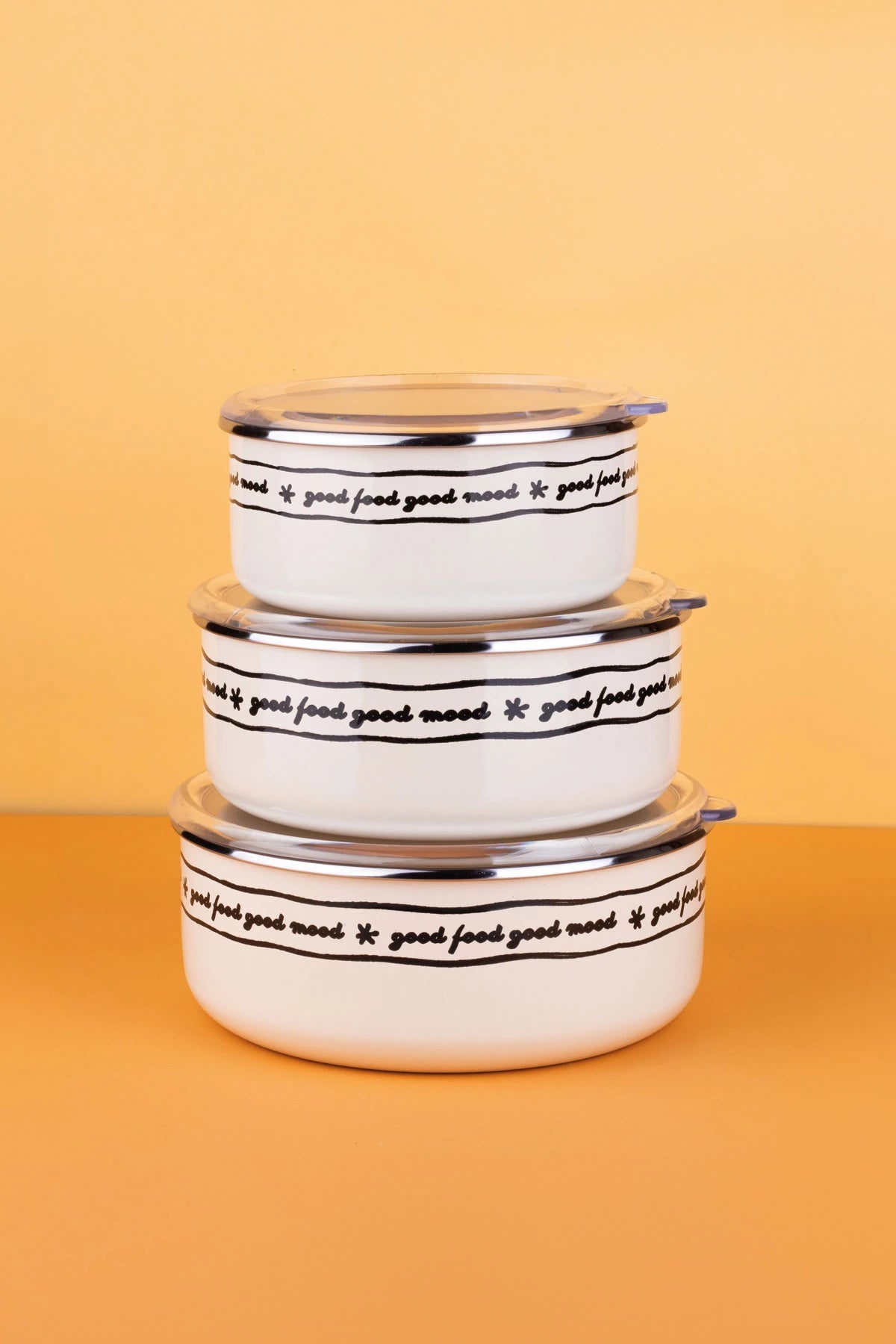 Mood Emaye Saklama Kabı Seti