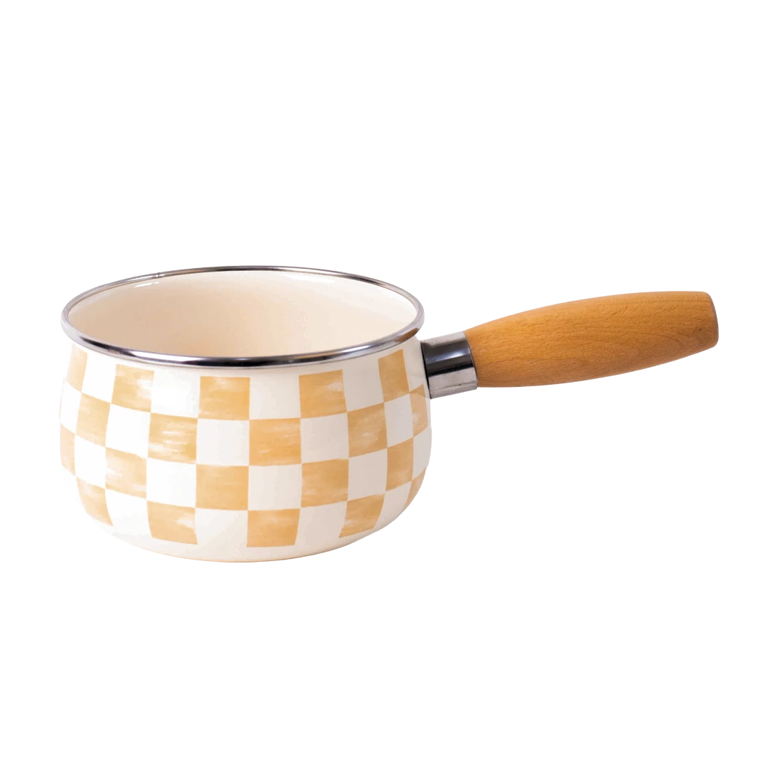 Beige Emaye Tava 16cm (1,3 Litre)